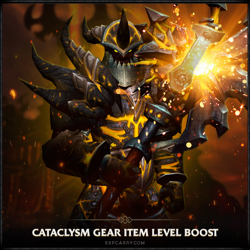 Wow cataclysm item level boost fast reliable
